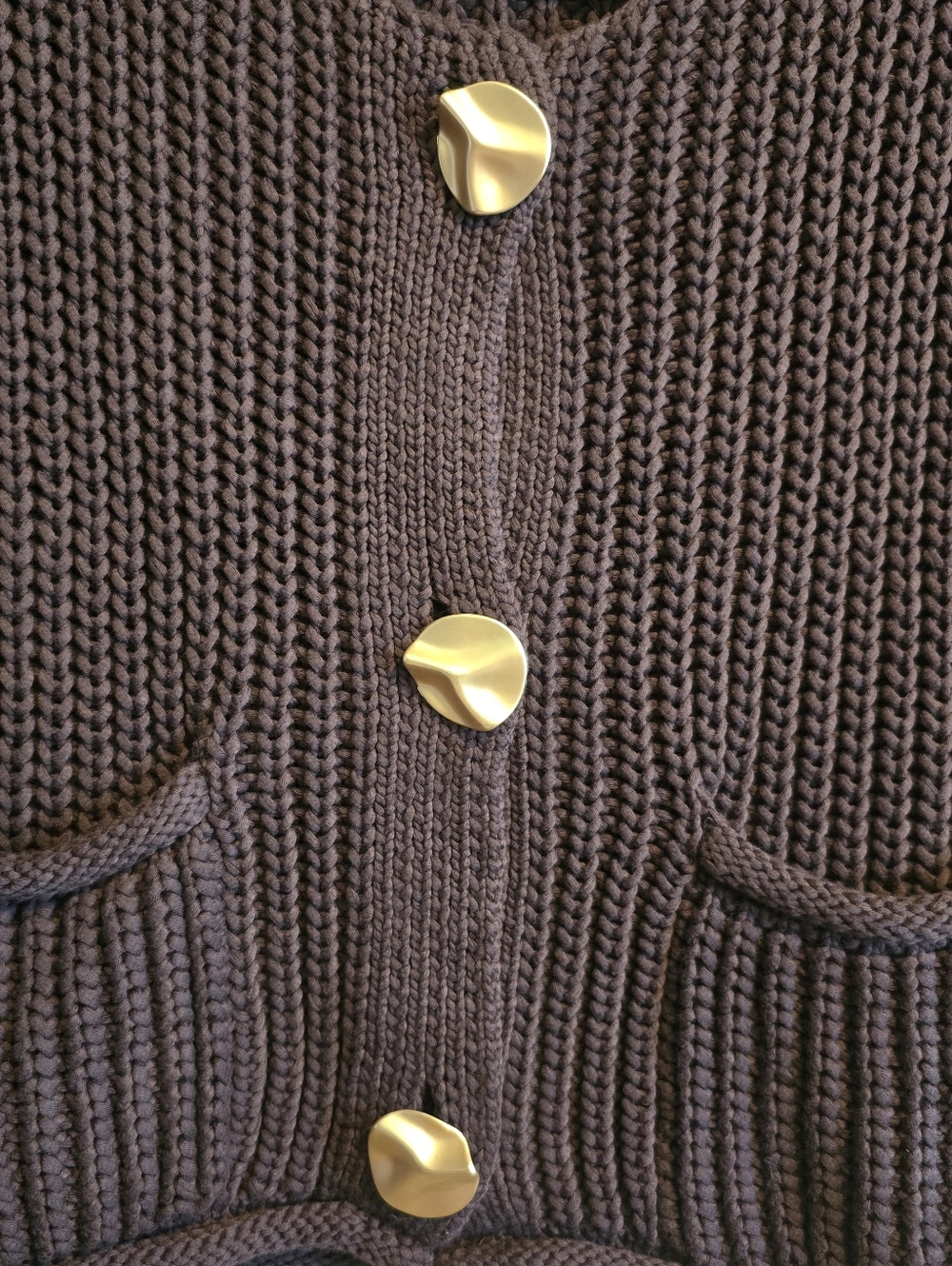 House of Harlow 1960 Knit Vest Brown XS - Picture 10 of 10